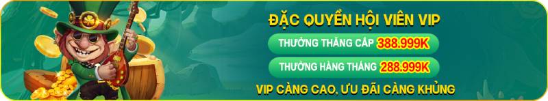 Đặc quyền VIP: Thưởng tăng cấp và duy trì hàng tháng